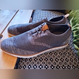 Hush Puppies Men's Expert Wingtip Knit Oxford Shoes Gray 11.5